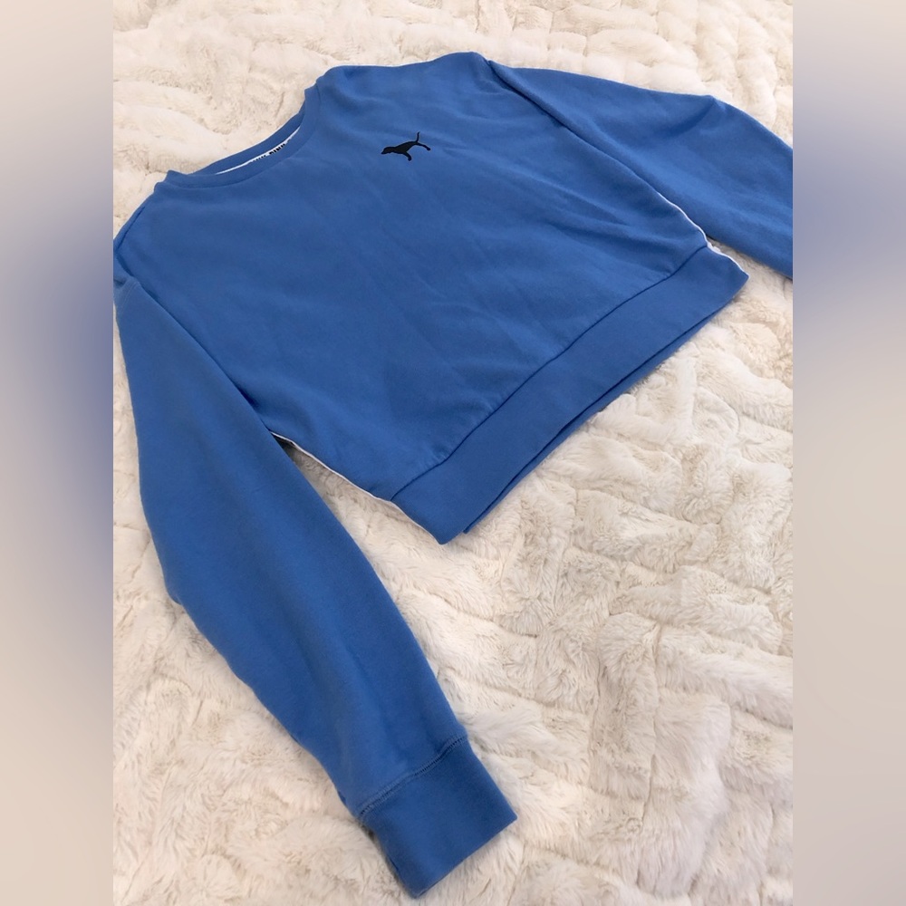 NWOT Victoria Secret XS PINK long sleeved sweater with NON- Adjustable detailing